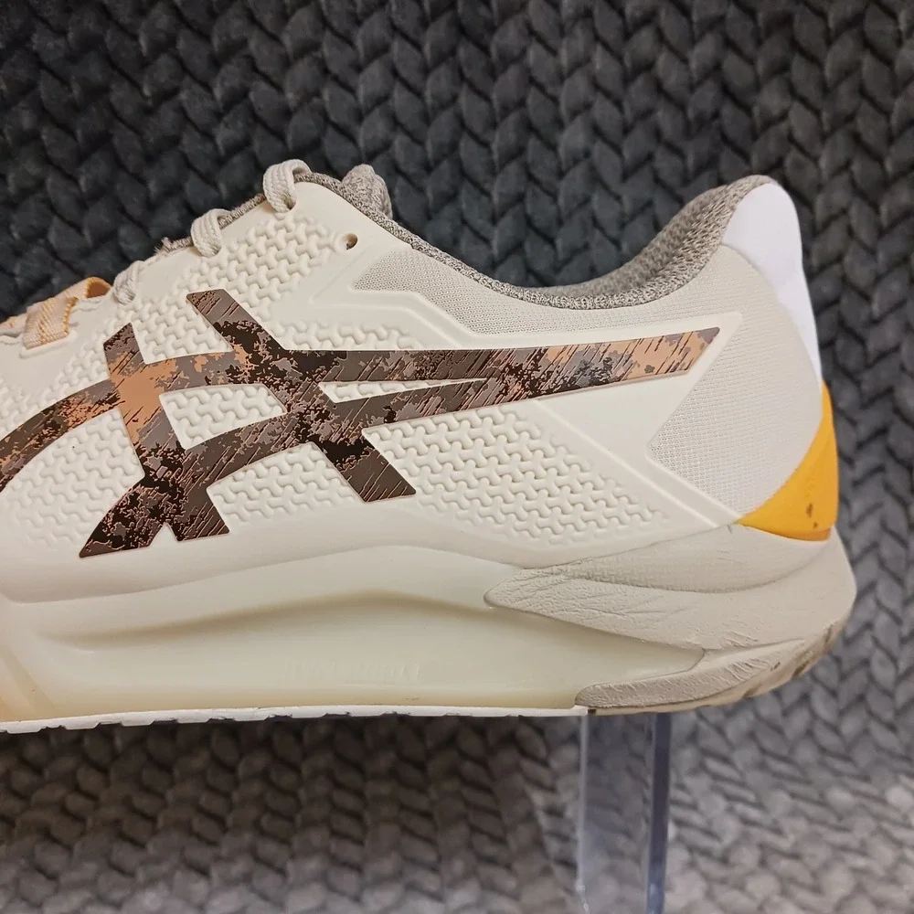 Asics Gel Resolution 8 LE Earth Day Men's Tennis Shoes Cream Putty Size 11